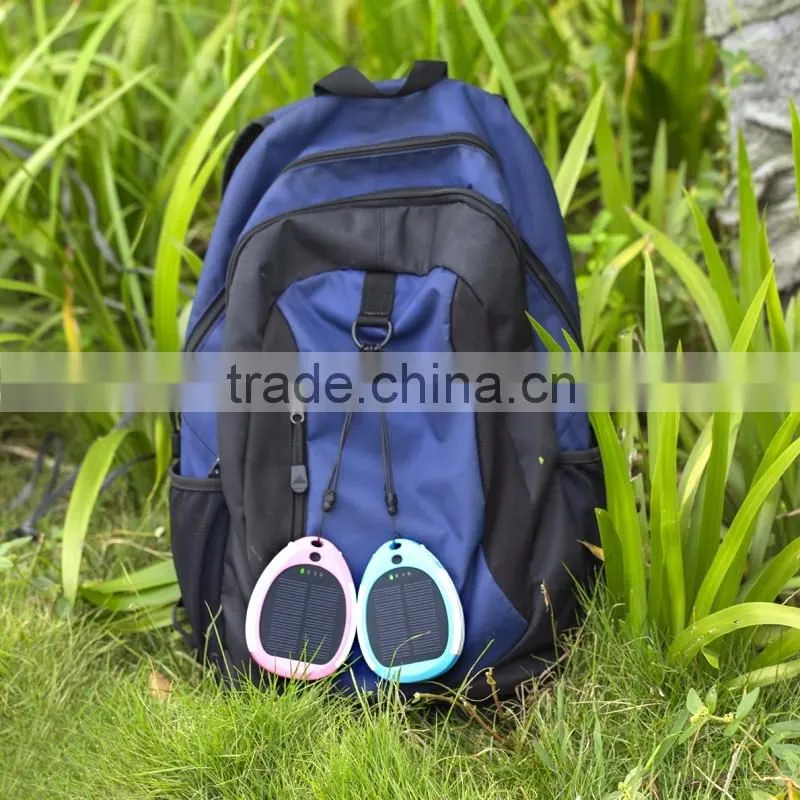 Wholesale gifts waterproof 3000mah rohs solar cell phone charger