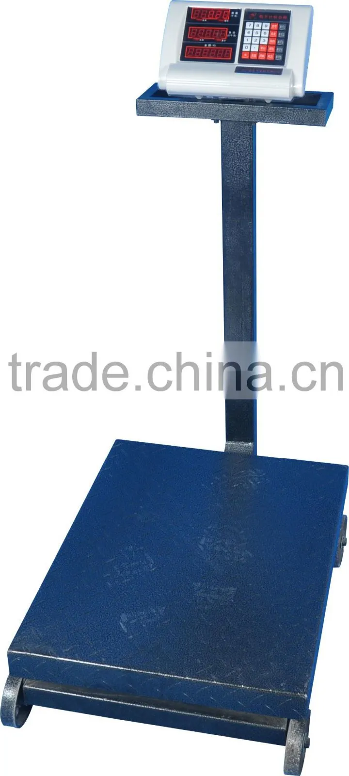 1000kg precision electronic price computing wheel platform scale stainlss steel indicator