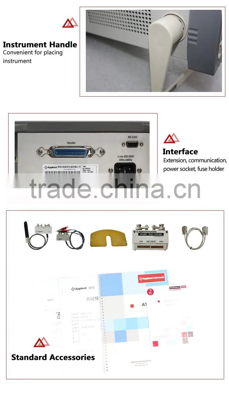 Applent High Precision AT2818 LCR Meter 300kHz LCR Meter