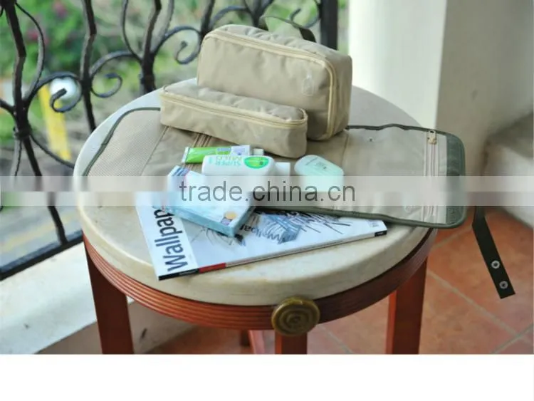 Cheap Hanging and Roll Up Make Up Cosmetic Bag