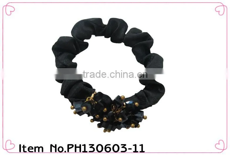 cheap black hair rubber bands elastic rubber bands