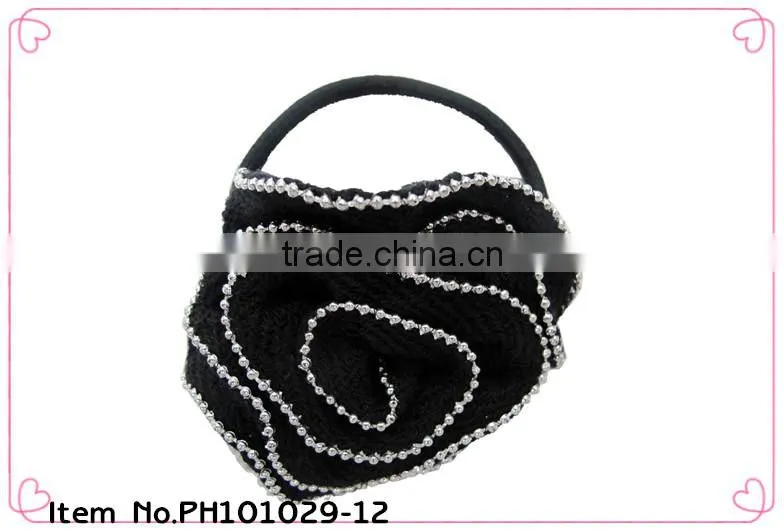 cheap black hair rubber bands elastic rubber bands
