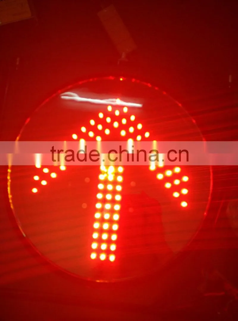 8" traffic light lens red yellow green arrow