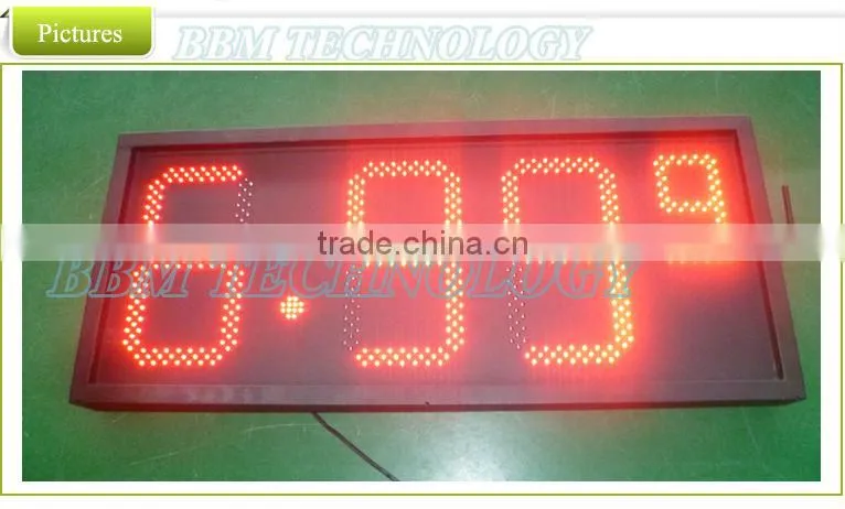 Red Led Gas Price Sign