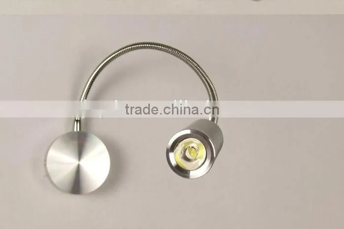 3W upgraded version with switch LED hose spotlights led lights wall mirror front lamp bedside reading spotlights