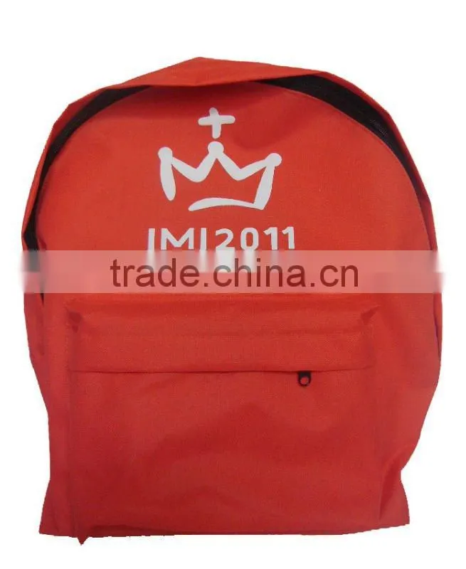 Simplify styling red mountain rucksack
