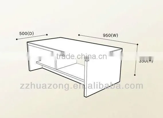 Modern MDF Coffee Table With Japanese Factor