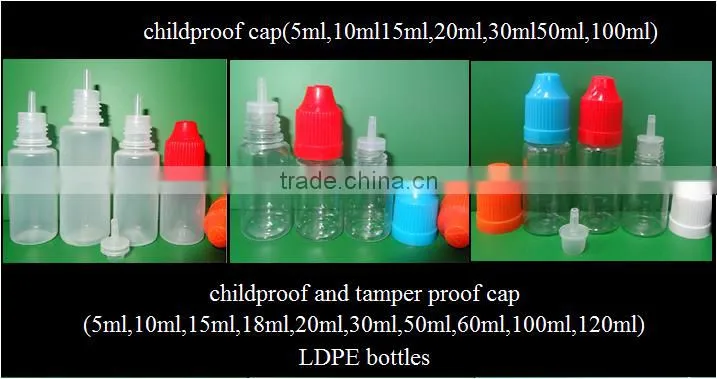 Alibaba China 5ml 10ml 15ml 20ml 30ml 50ml empty PE e-liquid bottle e cig bottle