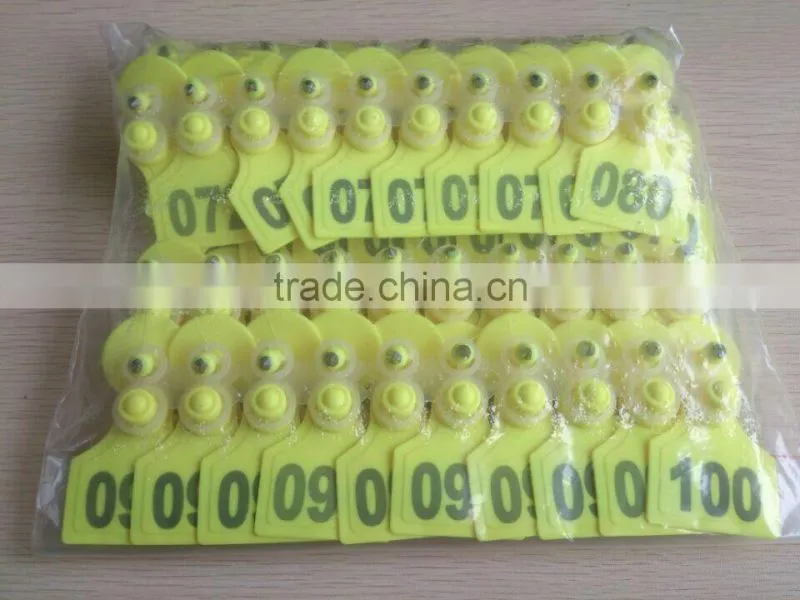 Top sale laser ear tag pig earcon