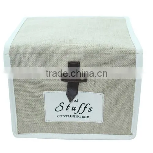 China Retro Gunny Storage box,zakka groceries,jewelry box(BBHT010)