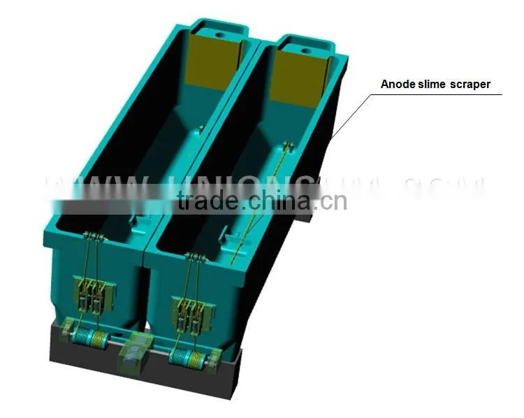 Polymer Concrete Electrolytic Cell for Zinc metallurgical plant