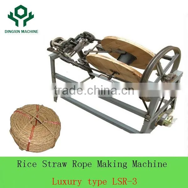 2017 Simple Structure farm tools Semi Auto Rice Straw Rope Spinning Machine