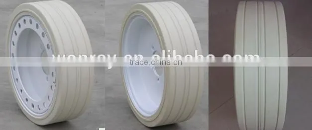 mec non-marking scissor lift wheels 16x5x12 for 2633es