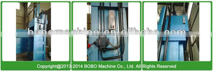 Hard plastic compress baler