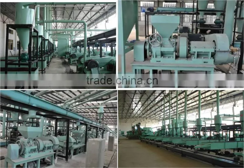 Radial tire Shredder and Crusher
