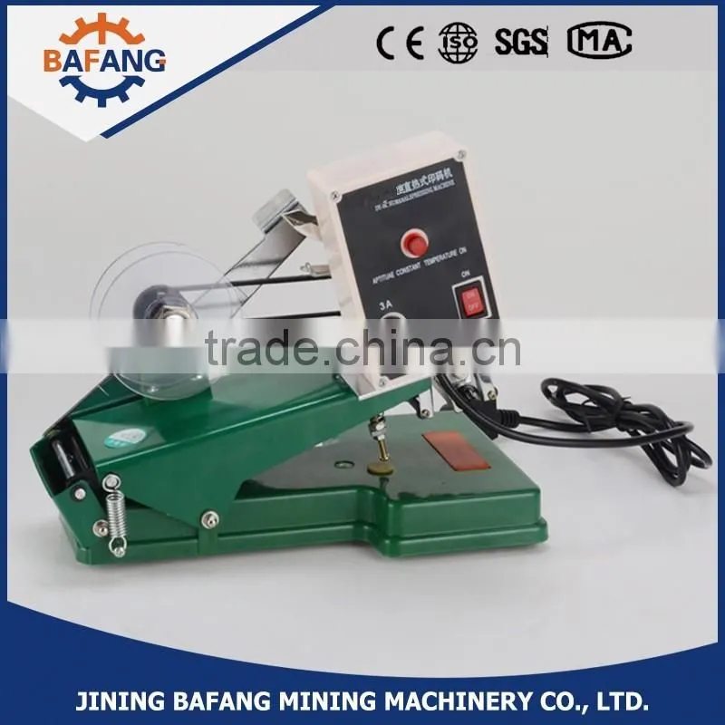 2017 Manual Hot Code Printer color ribbon printer