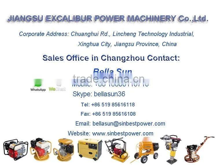 Surface Concrete Vibrator/Gasoline Surface Concrete Vibrator Model SV38