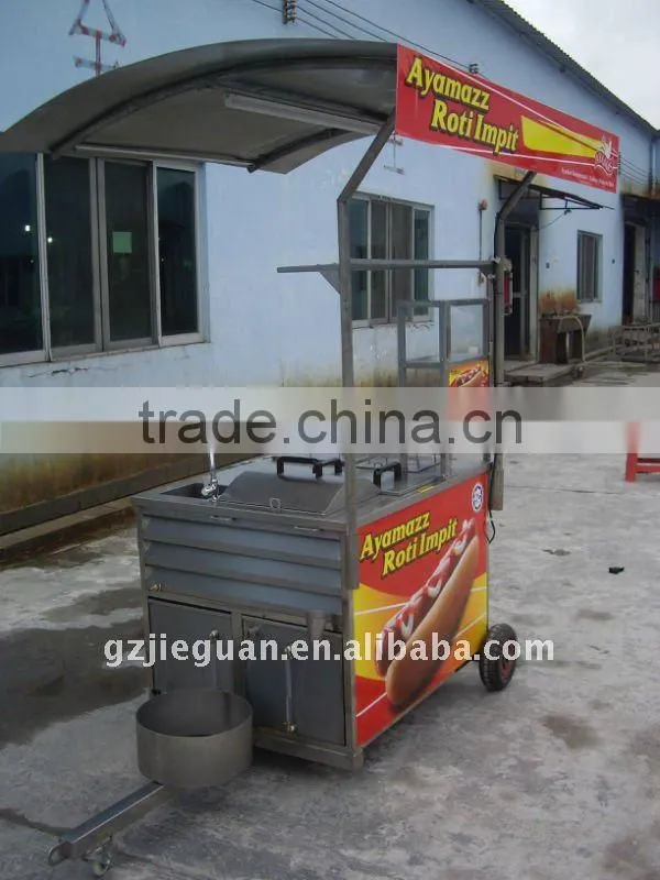 mobile hot dog cart