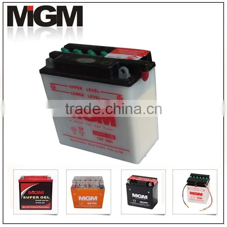 motorcycle battery B38-6A ,motorcycle batteries for china