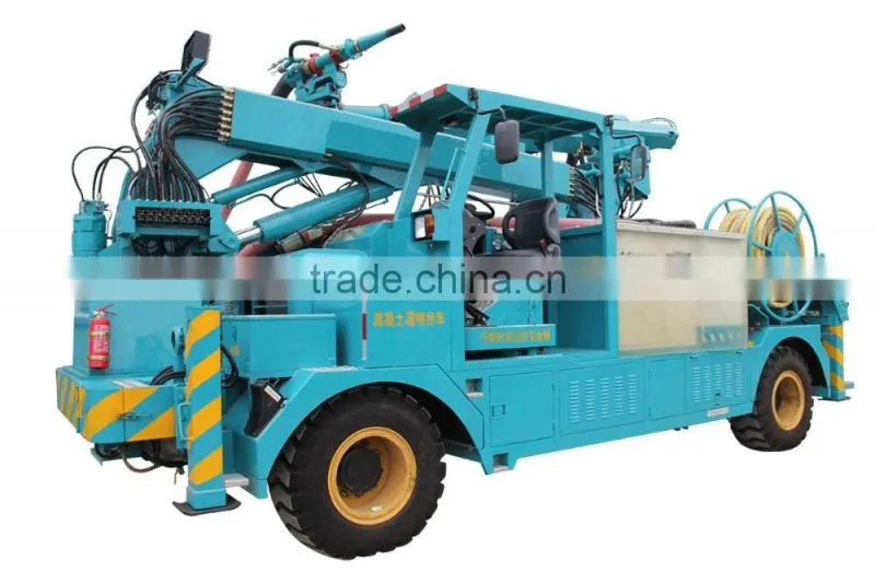 Tunneling and mining used high quality concrete spraying system