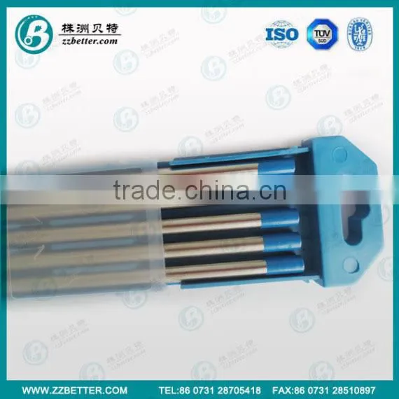 WL20 Tungsten electrode for welding steel and stainless steel on DC or AC
