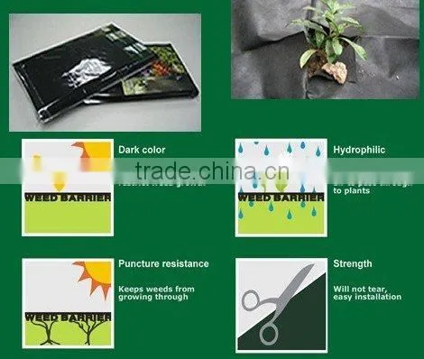 UV-Stabilised PP NonWoven for Agriculture cover weed barrier fabric