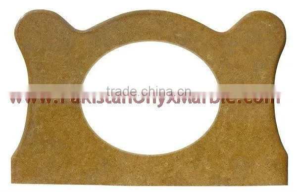 Modern Design Indus Gold Marble Vanity Tops