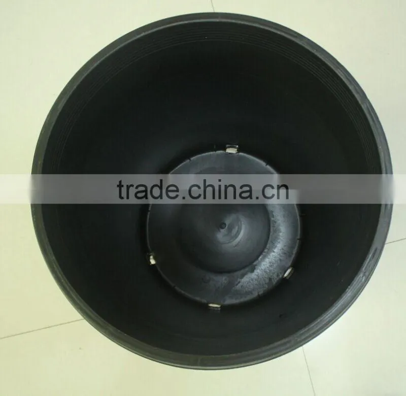 Made in China pp material black tall 15 gallon nursery pots
