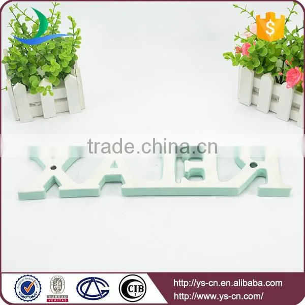 Thinner RELAX shape enamel sign for decoration
