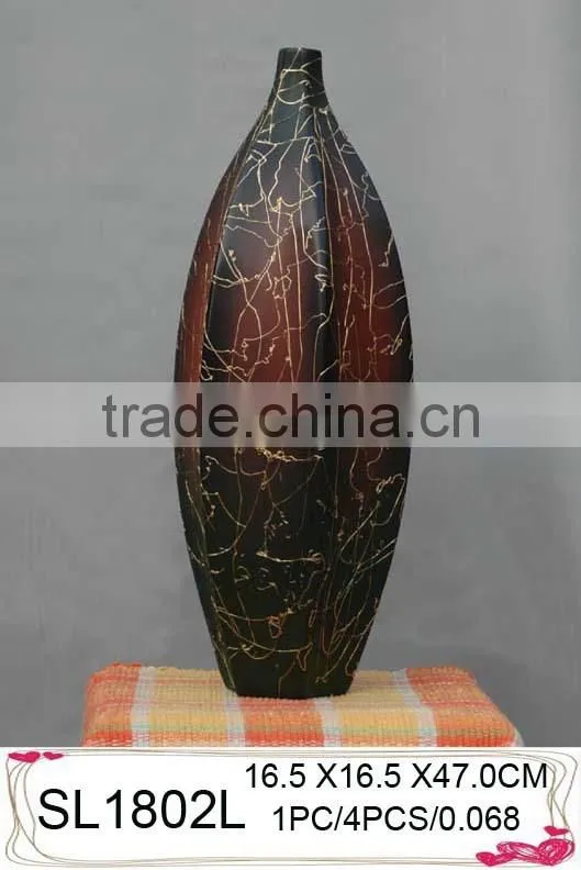 2015 new fiberglass disposable flower vase for decoration