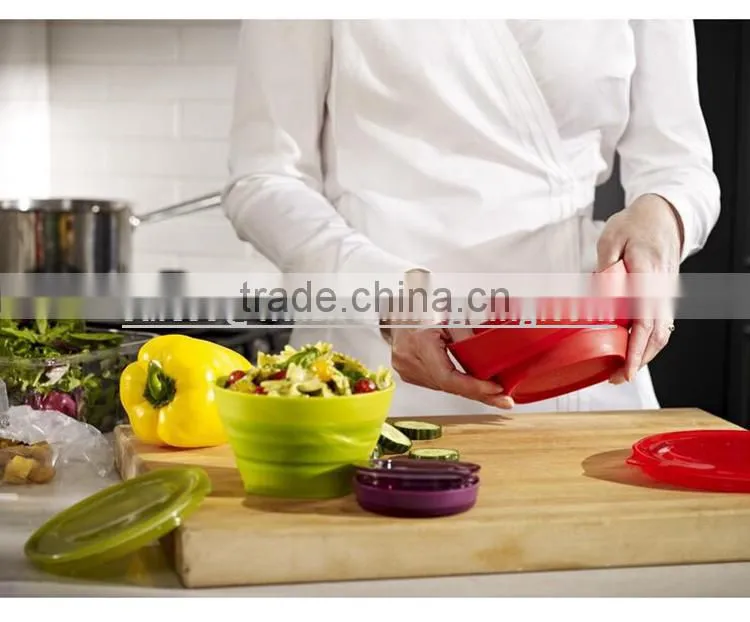 silicone fruit bowl,silicone salad bowl,silicone food bowl