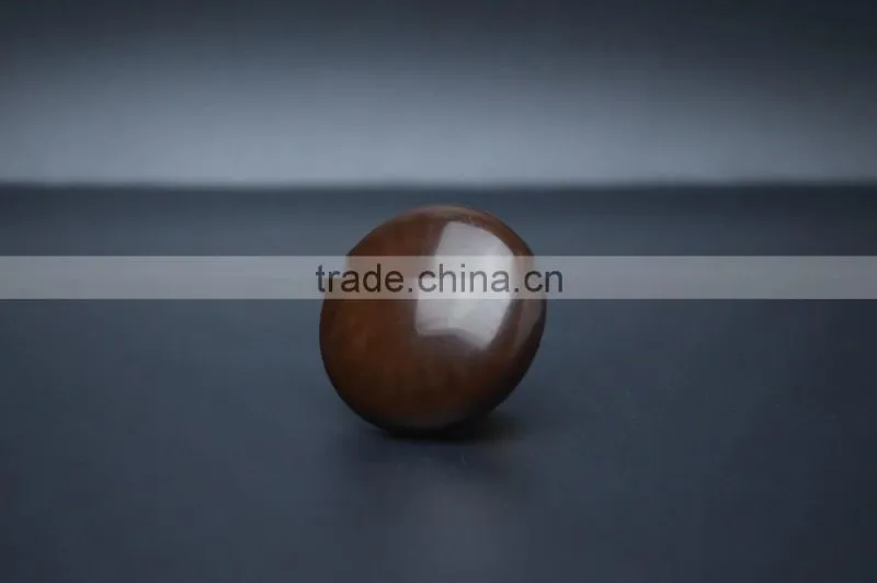Plastic cap with wooden cork for glass bottle custom design stopper