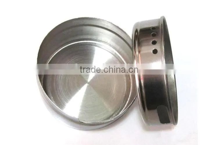SS mini cylinder magnet tin cans for spice /herb