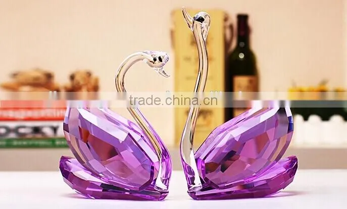 brilliance and shine crystal swan wedding favors