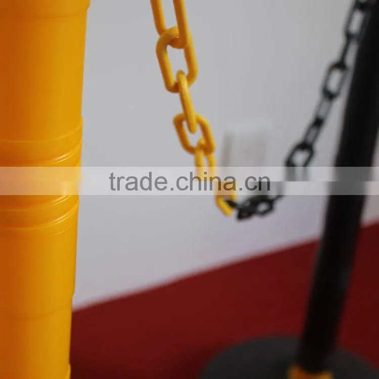 Water filled plastic barrier stanchion/Plastic Stanchions