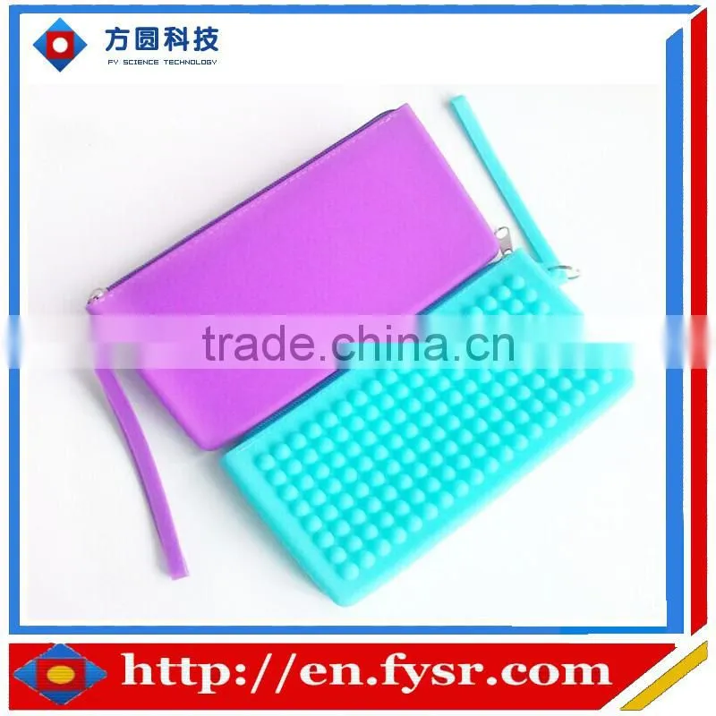 Wave point design clutch bag silicone bag