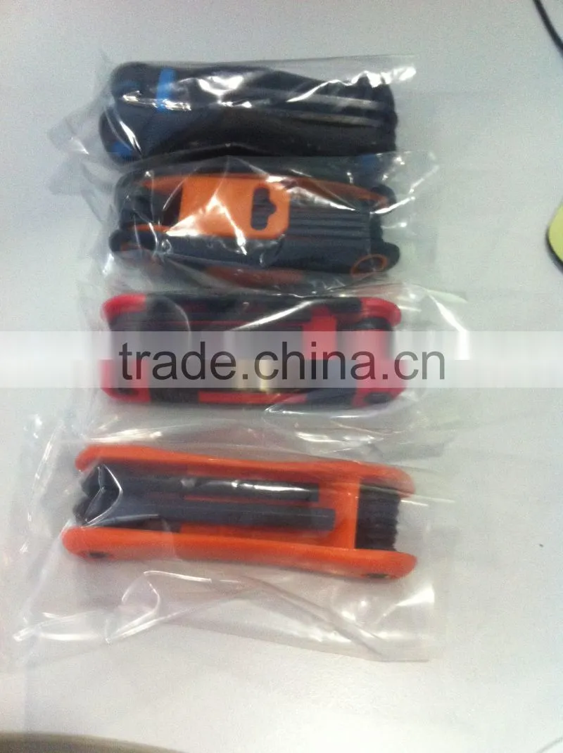 Hand tool double blister pack Black oxide finish carbon steel material Folding Torx Key Wrench Set