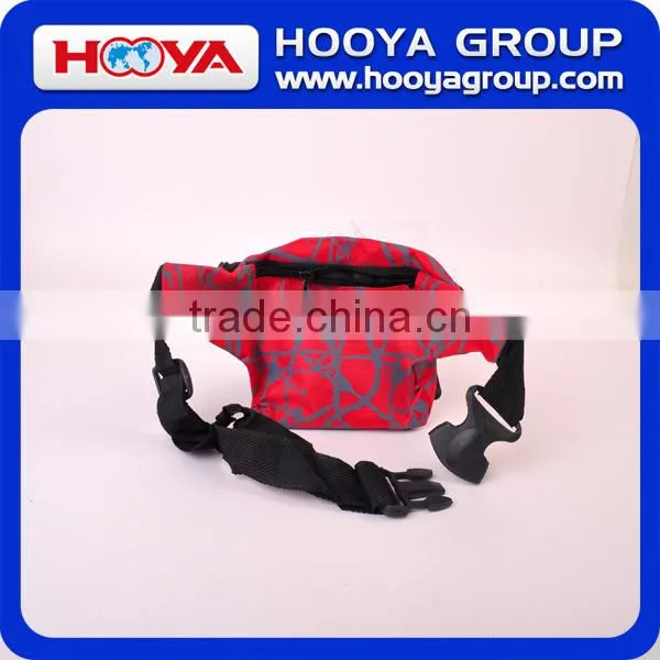 nylon red outdoor/travel/sport waist bag