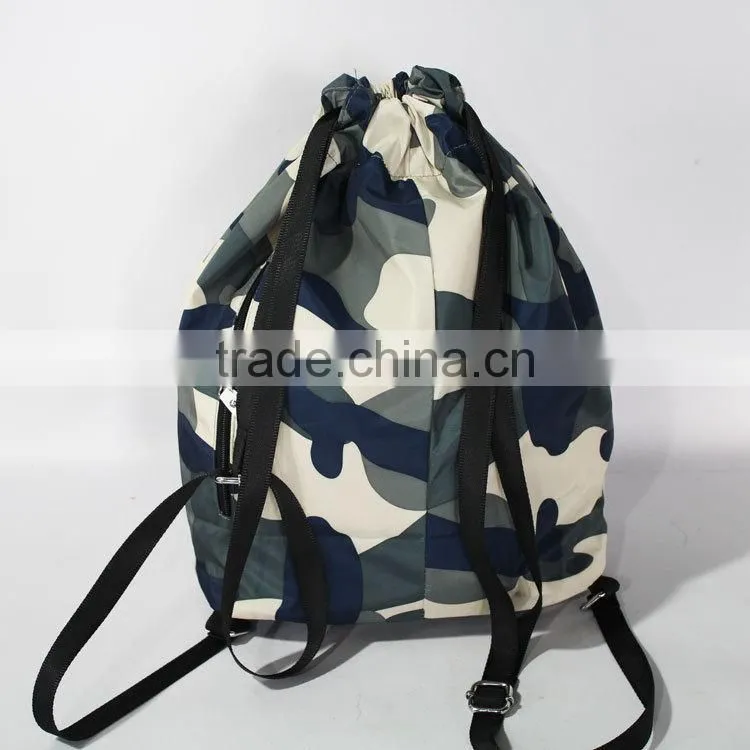 Heavy Duty Drawstring Backpack in Digital Camouflage Army Military Sack(TM-CDR-226)