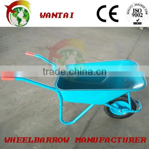 solid rubber powder wb6400 15"x3"" model wheel with solid axle good quality spoke rim