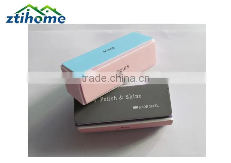 Top quality disposable manicure sets 4 sided nail buffer block