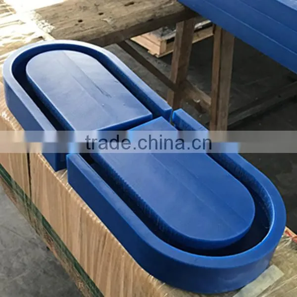 palte conveyor custom upe anti impact plastic guide rail