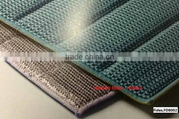 microfiber cloth with scrubber