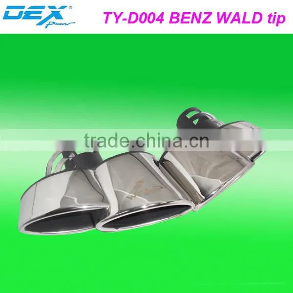 Tianyu DEX dedicated stainless steel tuning exhaust muffler tip for BENZ