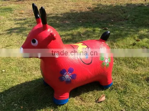 PVC Inflatable jumping animal/pony horse