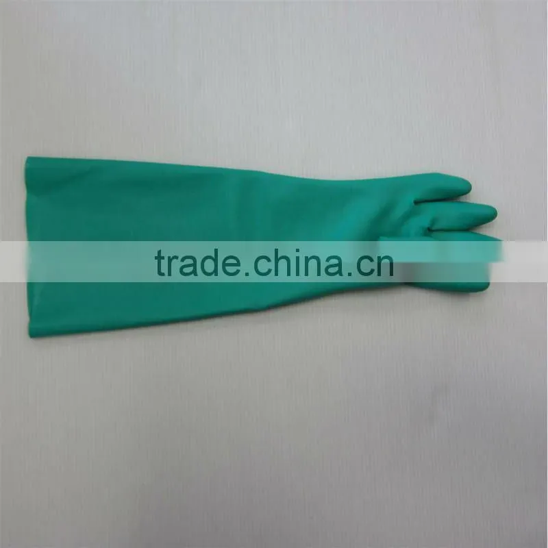 CE EN 388 Cirtefied Natural latex gloves Bi-coloured chemical resistant gloves