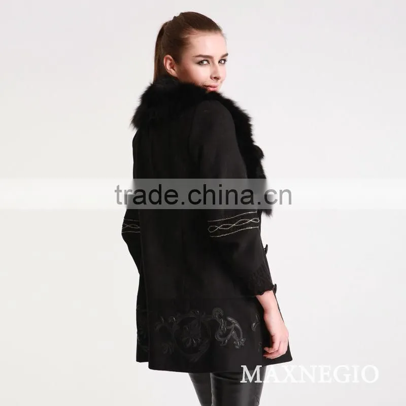 women wool coats fur casual italian winter coats