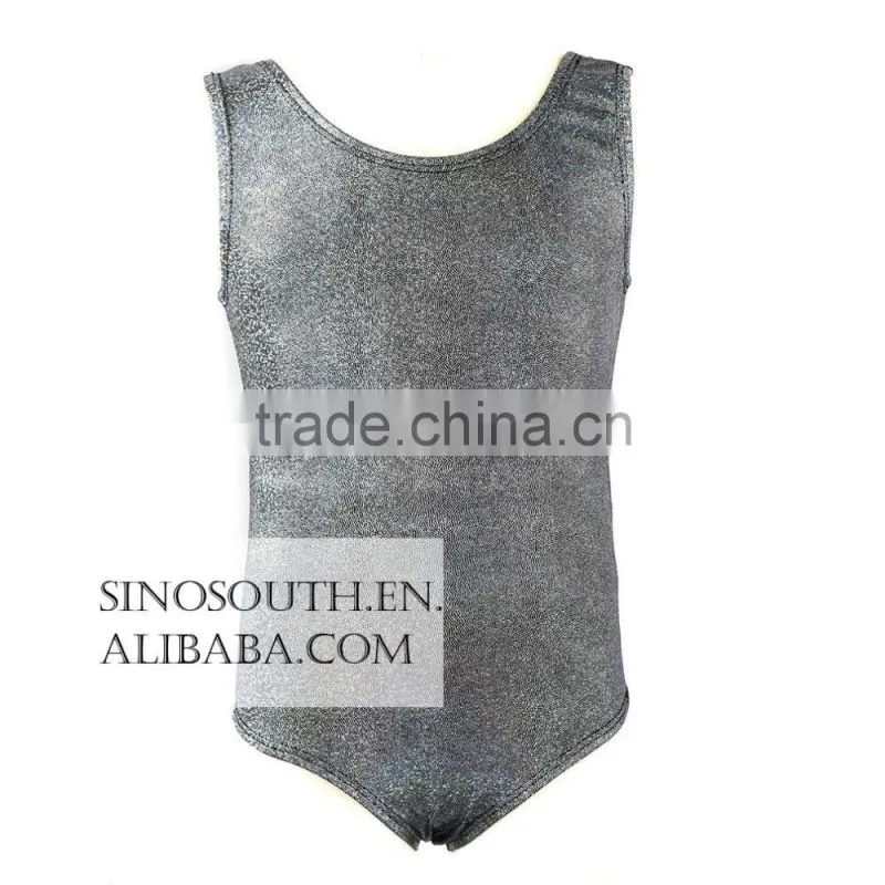 2017 Wholesale Kids Girl's Dance girls Shiny leotard girls gymnastics