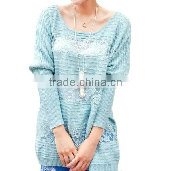 2014 Fashion spring basic cotton sweater