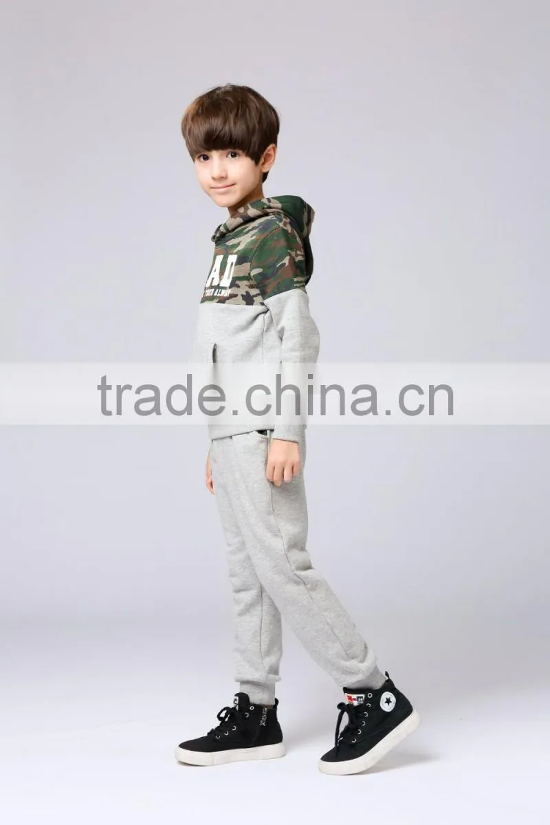 Autumn Winter Fashion Cotton Knitted Kids Sport Clothes Set Boys 2pcs Clothes Set Kids Clothing Wholesale